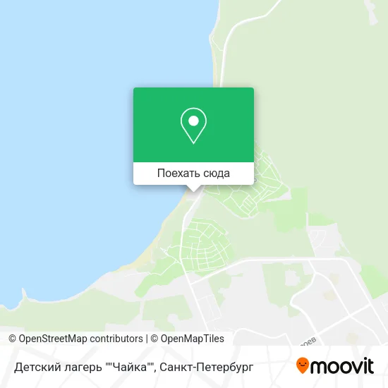 Карта Детский лагерь ""Чайка""