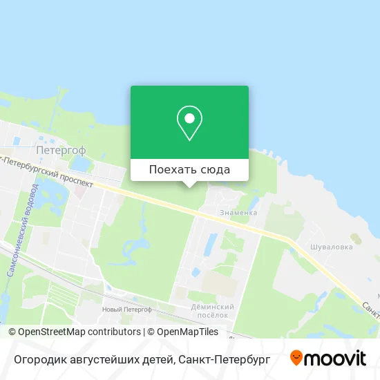 Карта Огородик августейших детей