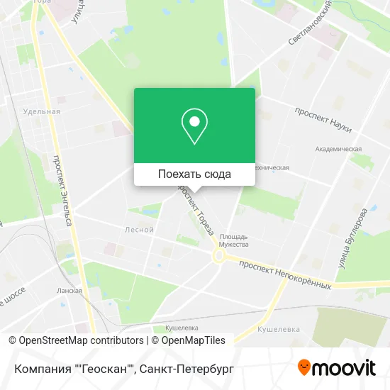 Карта Компания ""Геоскан""