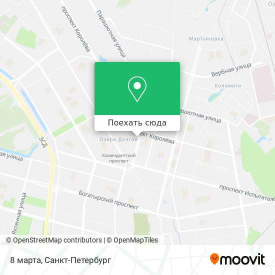 Карта 8 марта