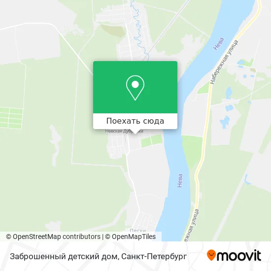 Карта Заброшенный детский дом