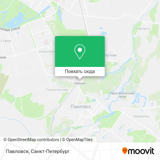 Карта Павловск