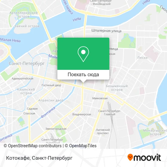 Карта Котокафе