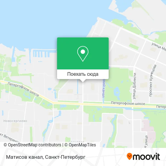 Карта Матисов канал