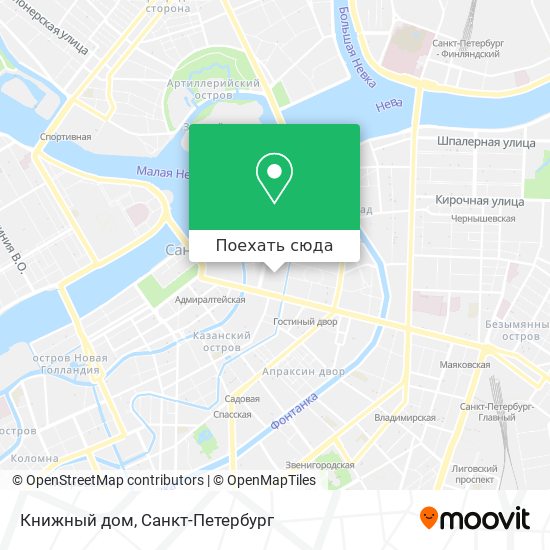 Карта Книжный дом