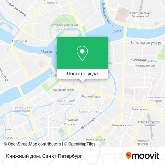 Карта Книжный дом