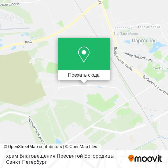 Карта храм Благовещения Пресвятой Богородицы