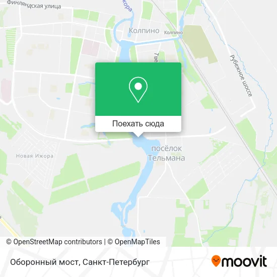 Карта Оборонный мост