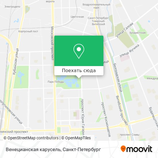 Карта Венецианская карусель