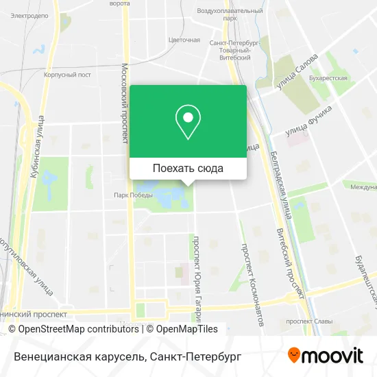 Карта Венецианская карусель