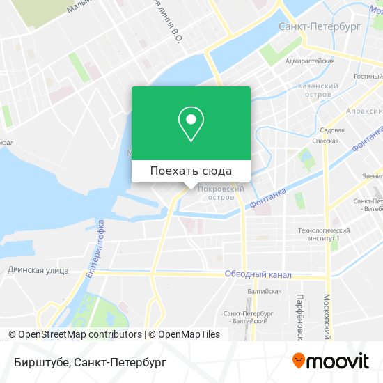 Карта Бирштубе