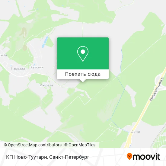 Карта КП Ново-Туутари
