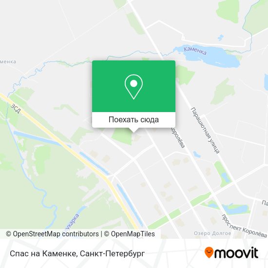 Карта Спас на Каменке