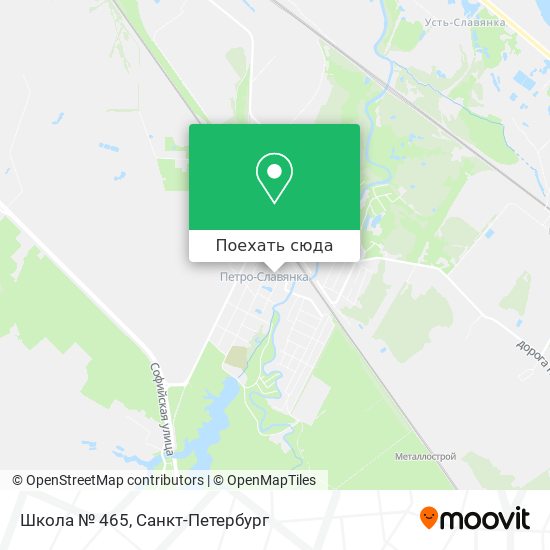 Карта Школа № 465