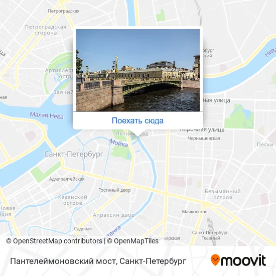 Карта Пантелеймоновский мост