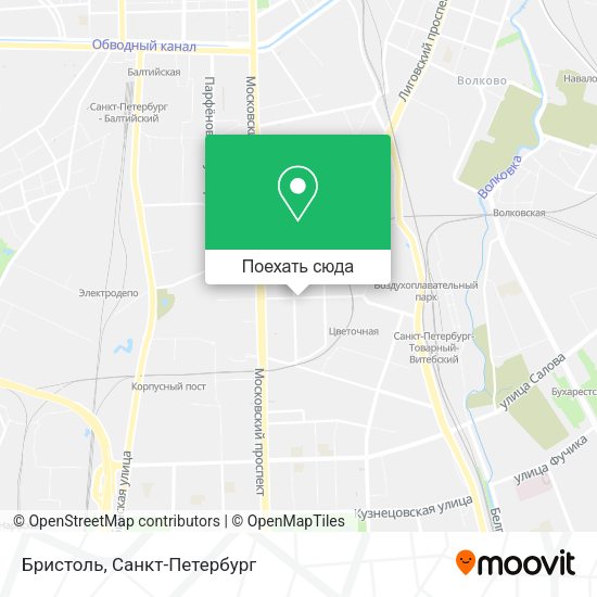 Карта Бристоль
