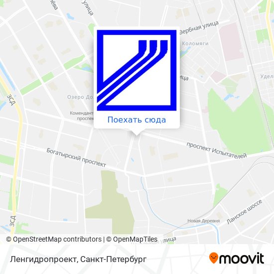 Карта Ленгидропроект
