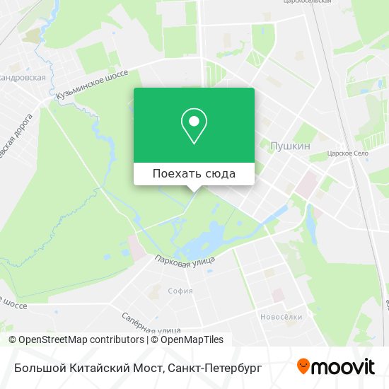Карта Большой Китайский Мост
