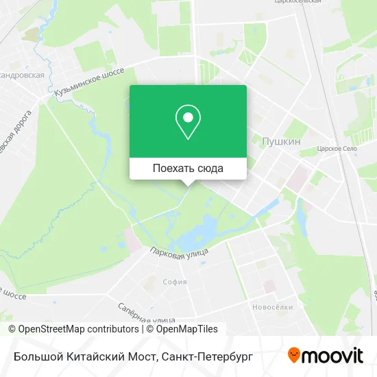 Карта Большой Китайский Мост