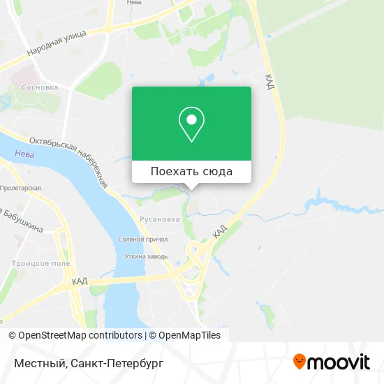 Карта Местный