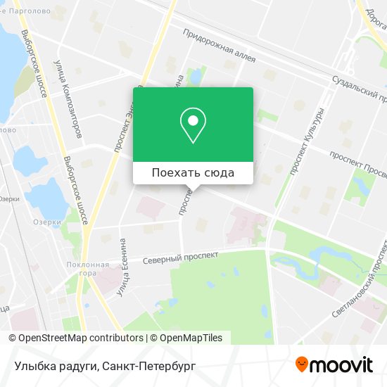 Карта Улыбка радуги