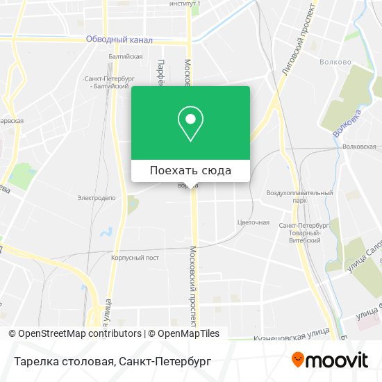 Карта Тарелка столовая