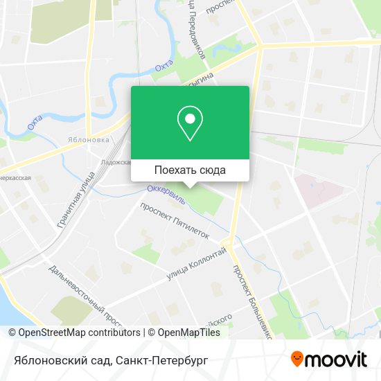 Карта Яблоновский сад