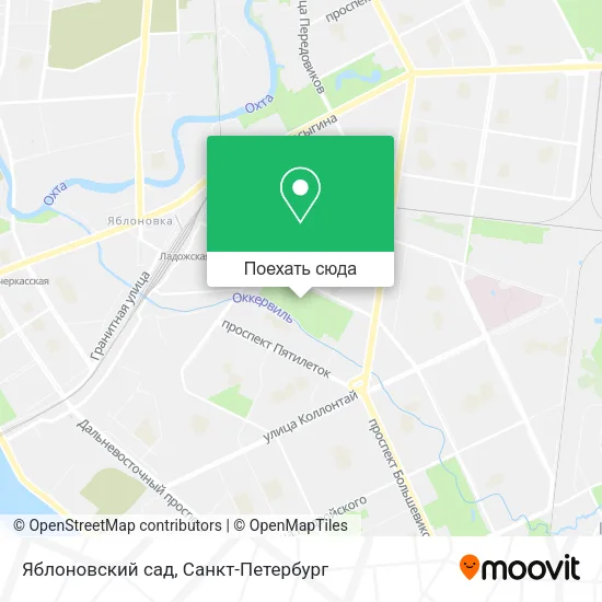 Карта Яблоновский сад