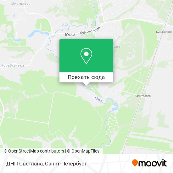 Карта ДНП Светлана