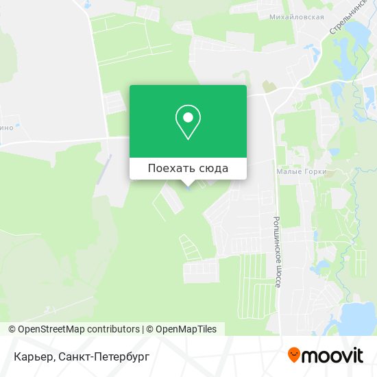 Карта Карьер