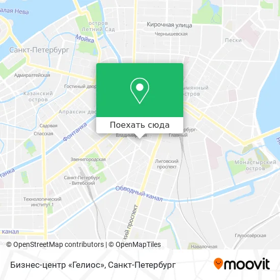 Карта Бизнес-центр «Гелиос»