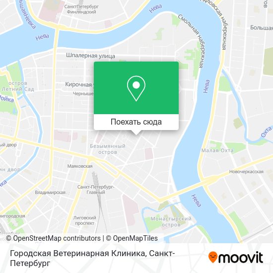 Карта Городская Ветеринарная Клиника