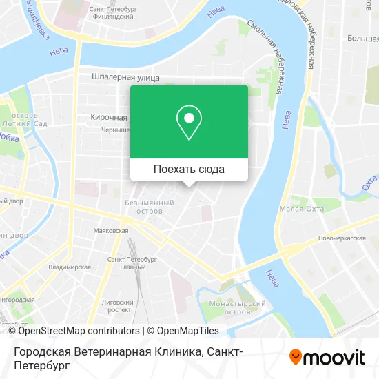 Карта Городская Ветеринарная Клиника