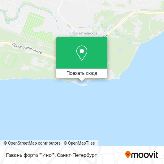 Карта Гавань форта ""Ино""