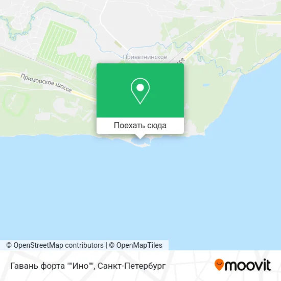 Карта Гавань форта ""Ино""
