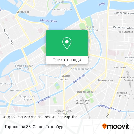 Карта Гороховая 33