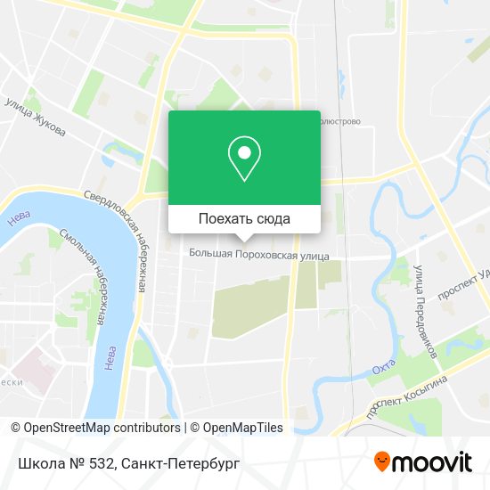 Карта Школа № 532