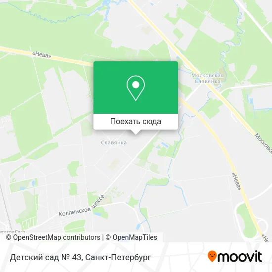 Карта Детский сад № 43