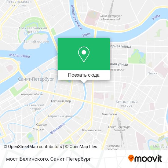 Карта мост Белинского