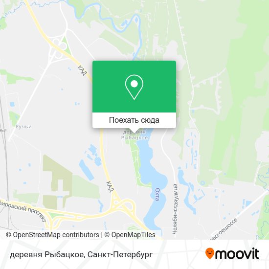 Карта деревня Рыбацкое