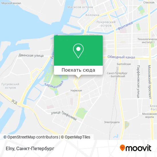Карта Elny