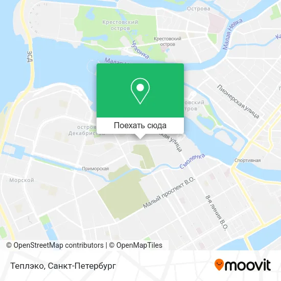 Карта Теплэко