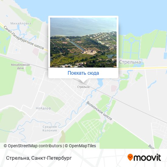 Карта Стрельна