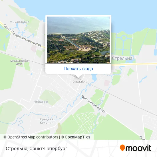 Карта Стрельна