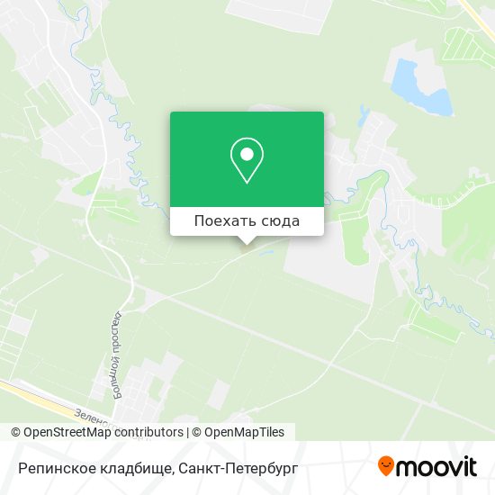 Карта Репинское кладбище