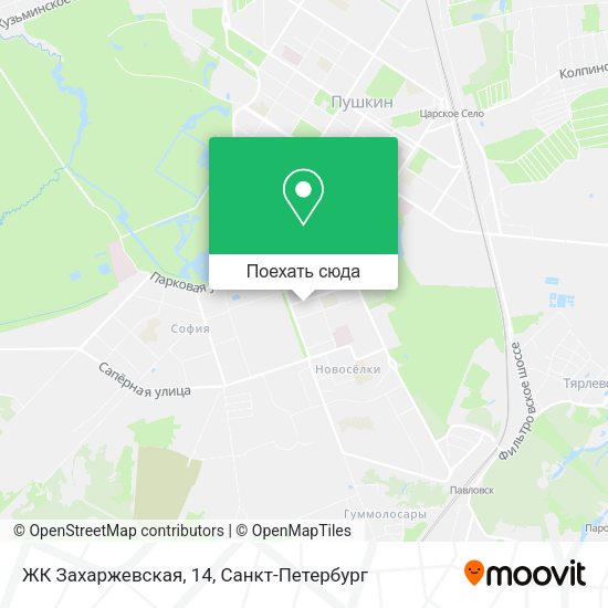 Карта ЖК Захаржевская, 14