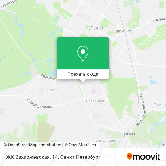 Карта ЖК Захаржевская, 14