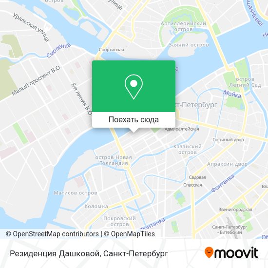 Карта Резиденция Дашковой