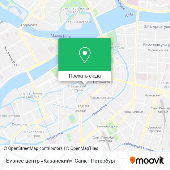Карта Бизнес-центр «Казанский»