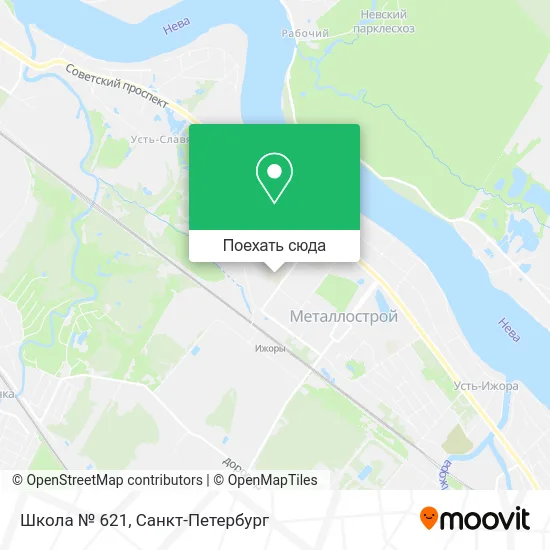 Карта Школа № 621